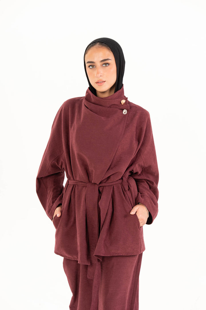 Dalida Set - Burgundy