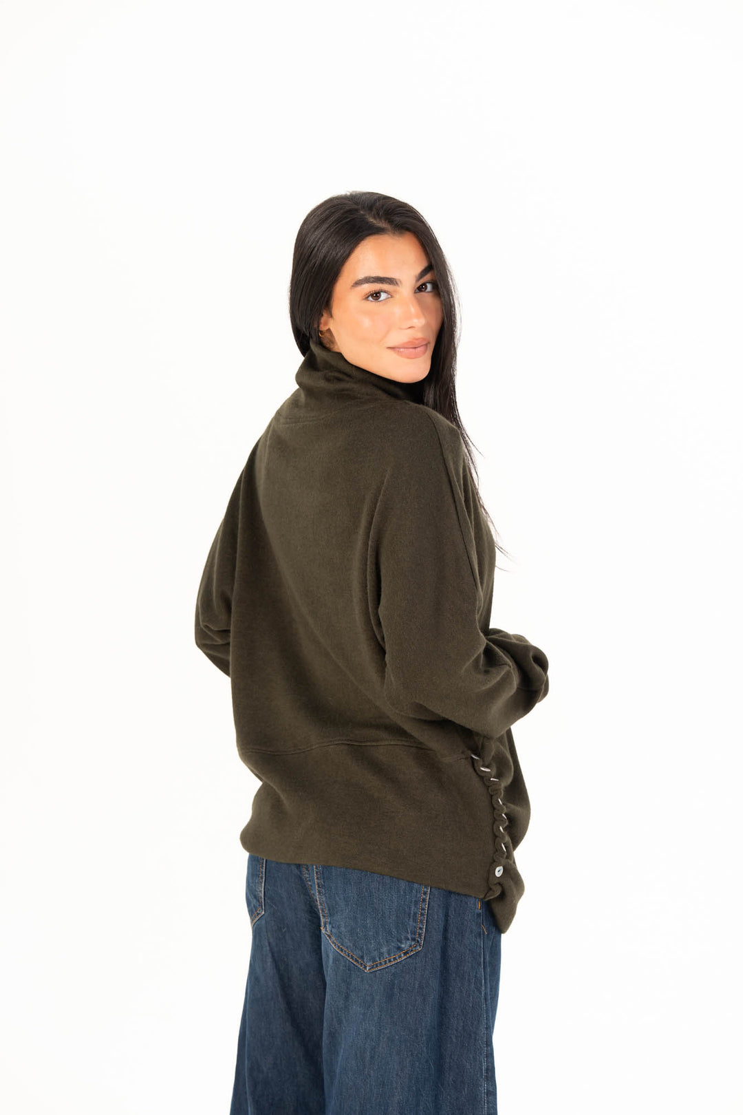 Drape Top - Olive
