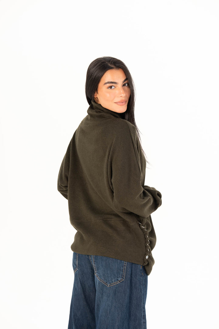 Drape Top - Olive