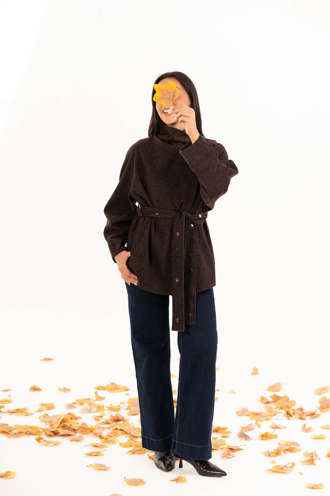 Elara Jacket - Dark Brown