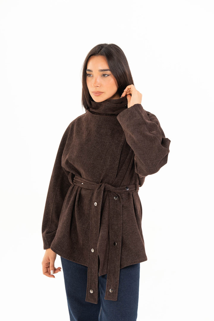 Elara Jacket - Dark Brown