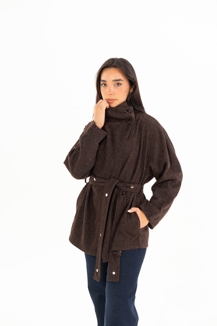 Elara Jacket - Dark Brown