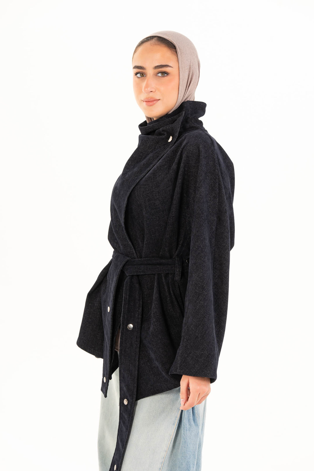 Elara Jacket - Navy
