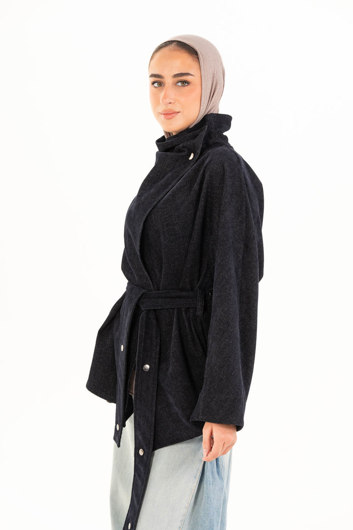 Elara Jacket - Navy