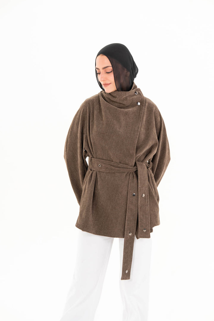 Elara Jacket - Taupe