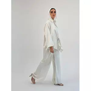 Glittery multiuse shirt white