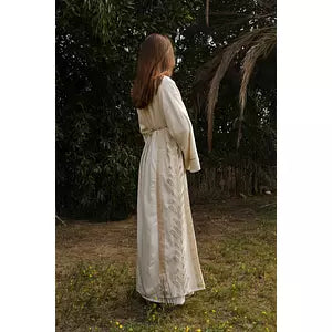 Palm tree golden kaftan-106