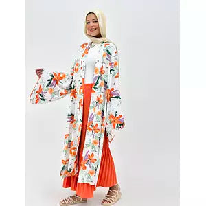 Double selves kimono orange