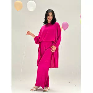 Crepe satin set ( fushya)