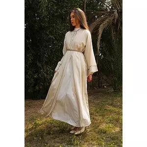 Palm tree golden kaftan-106