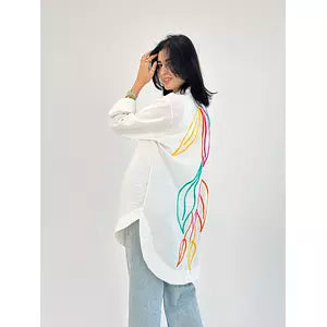 Embroidery new colored shirt