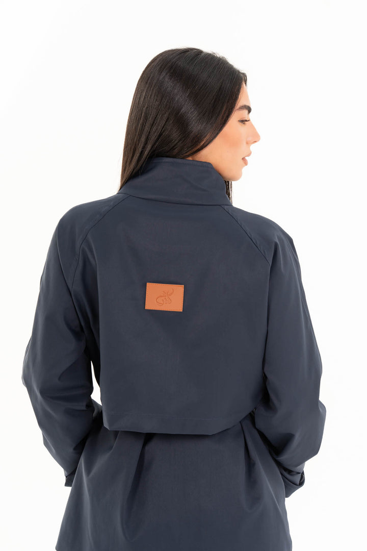 Mila Trench Jacket - Navy