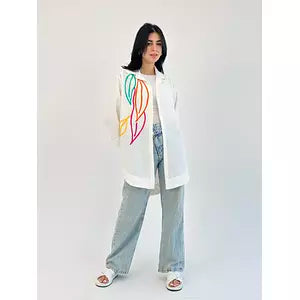 Embroidery new colored shirt