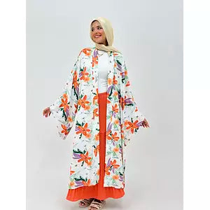 Double selves kimono orange