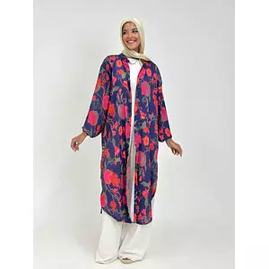 satin crepe shirt dark blue