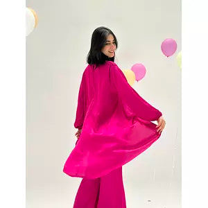 Crepe satin set ( fushya)