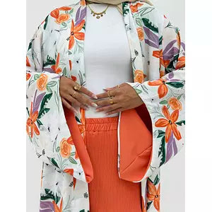 Double selves kimono orange