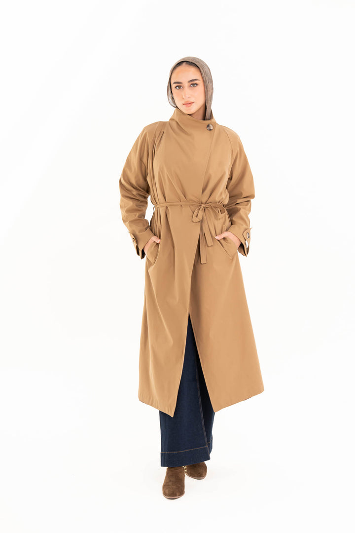 Selene Trench Coat - Camel