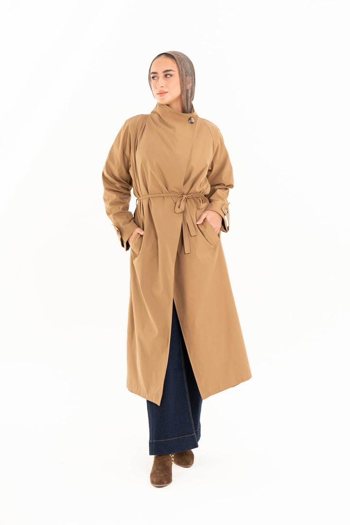 Selene Trench Coat - Camel