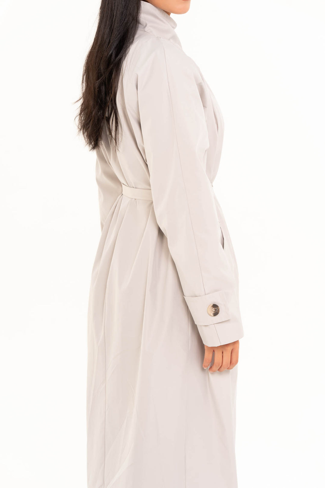 Selene Trench Coat - Light Beige