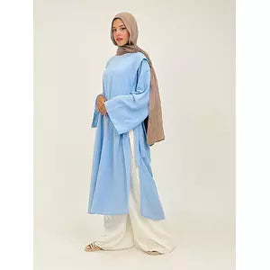 shirt dress baby blue