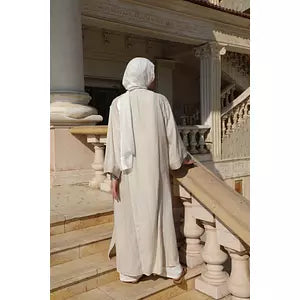 Colored linen kaftan-113